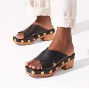 Charlotte Stone Amos Black Studded Sandal